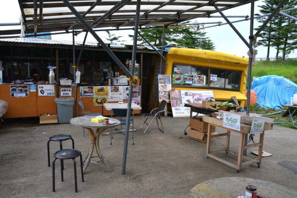 美ヶ原・山本小屋の軽食・売店