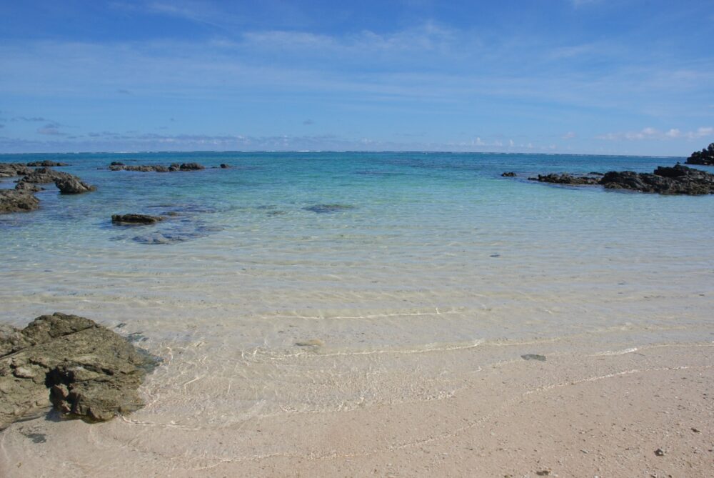 与論島の赤崎海岸