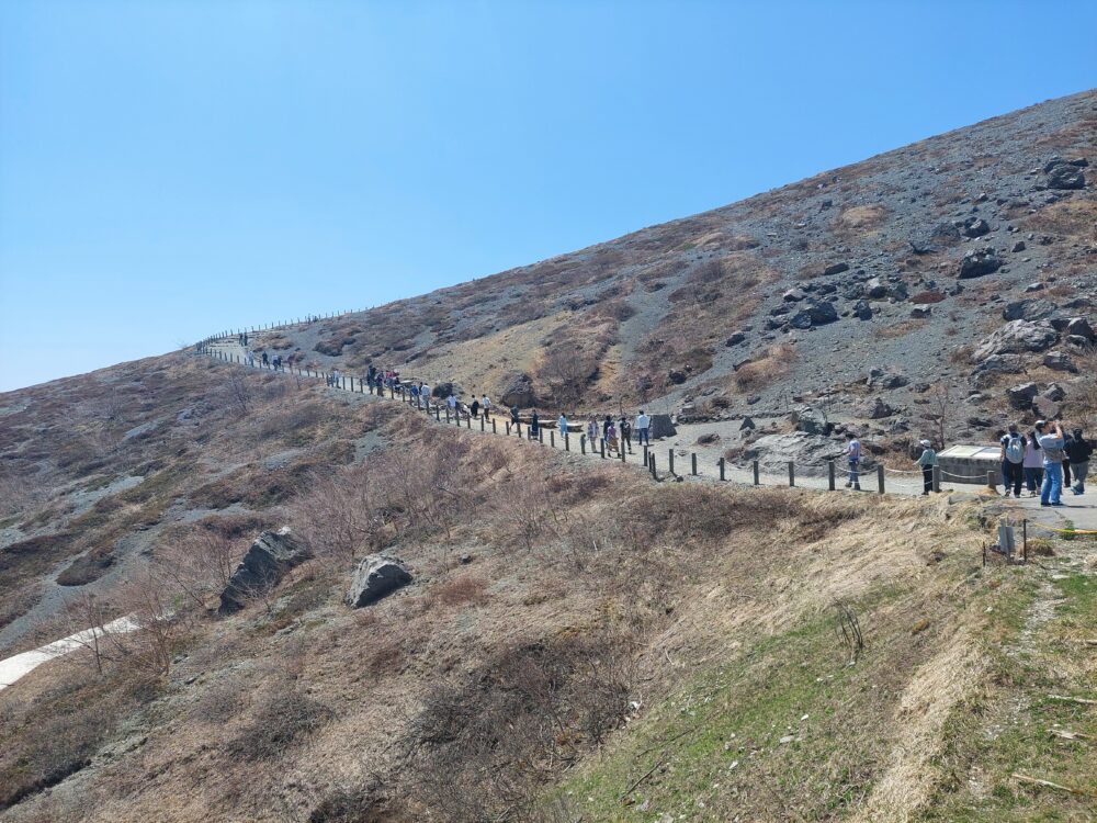 那須岳（茶臼岳）の登山道