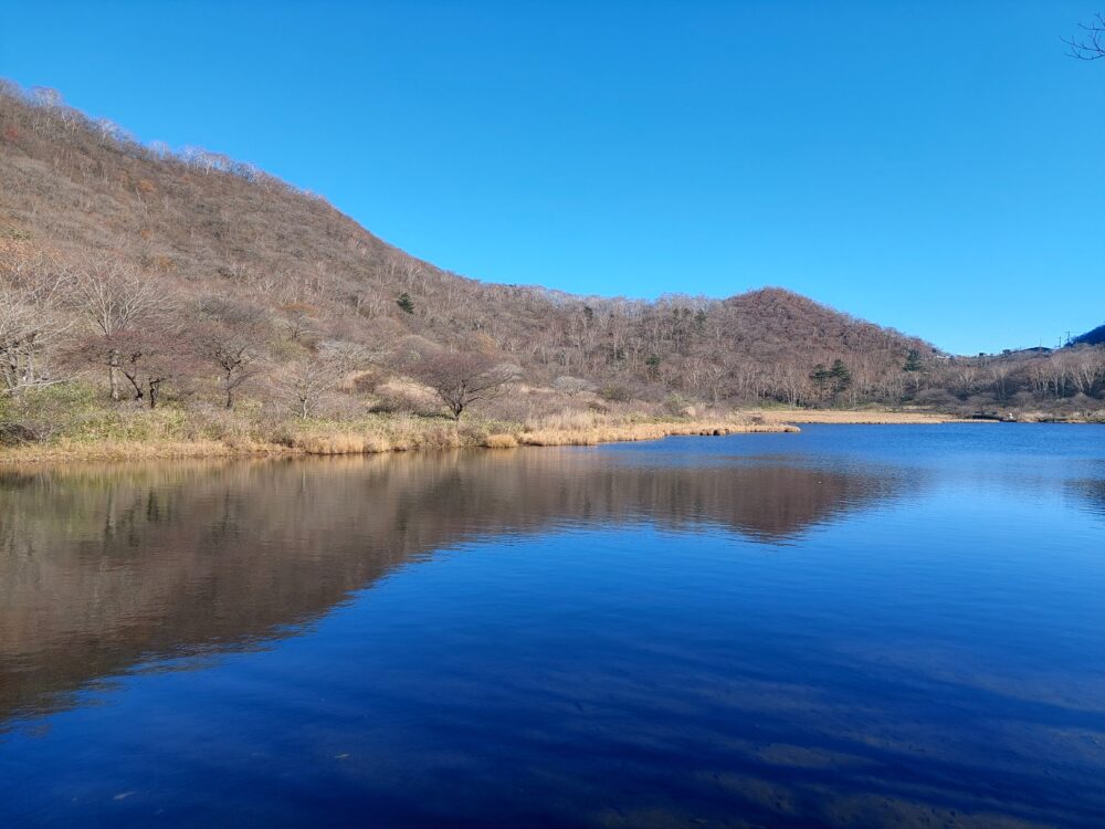 秋の赤城山の覚満淵