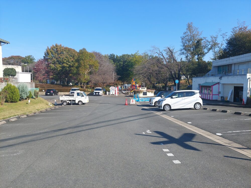 北本市子供公園の駐車場