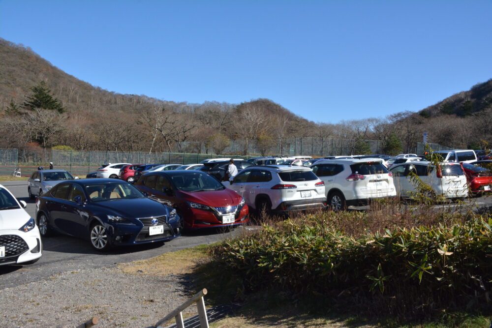 赤城公園ビジターセンターの駐車場