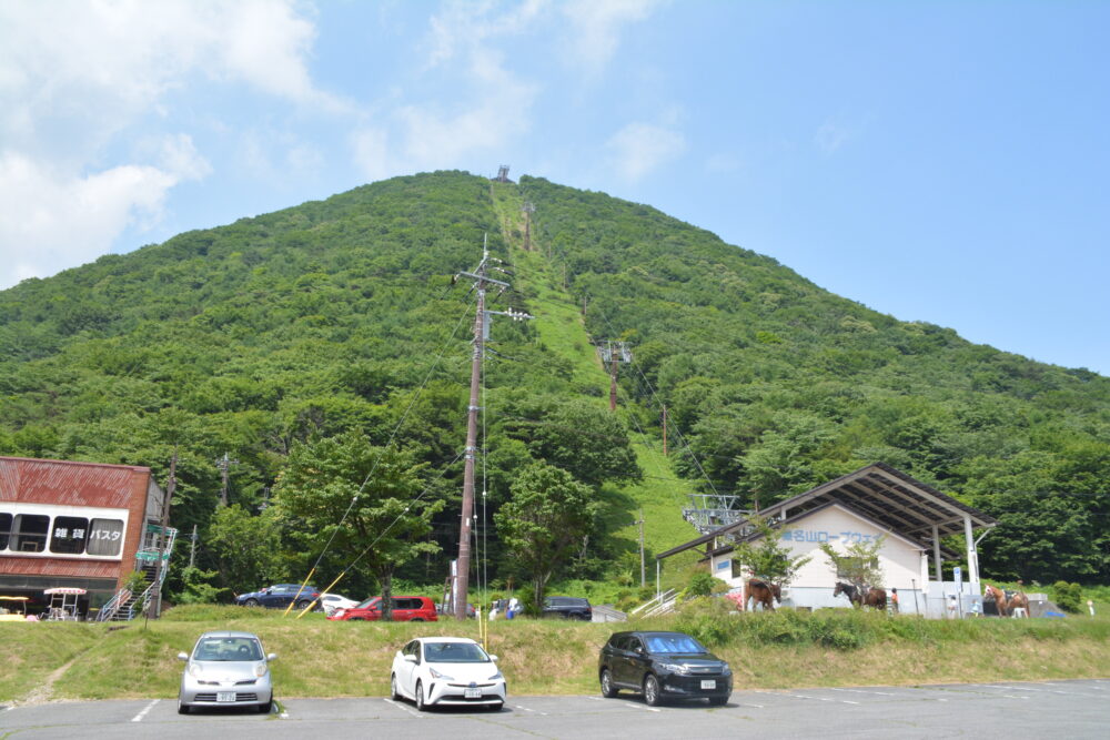 榛名富士と榛名山ロープウェイ