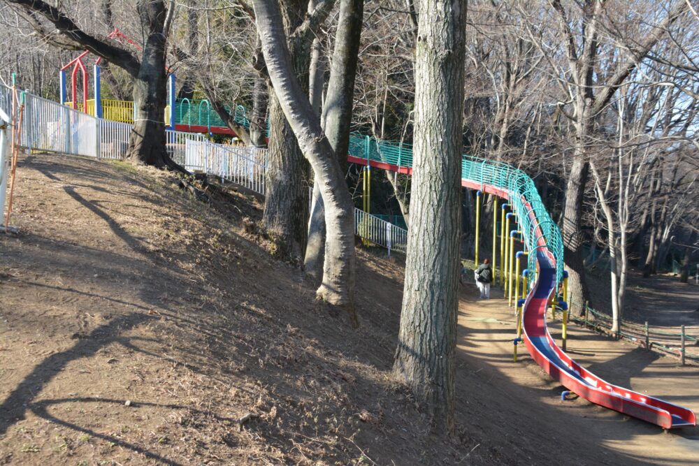 北本市子供公園のローラースライダー（ローラー滑り台）