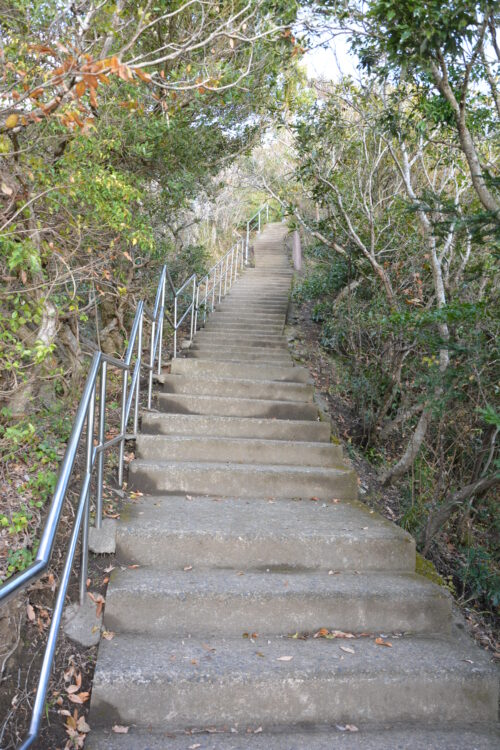 鋸山の散策路