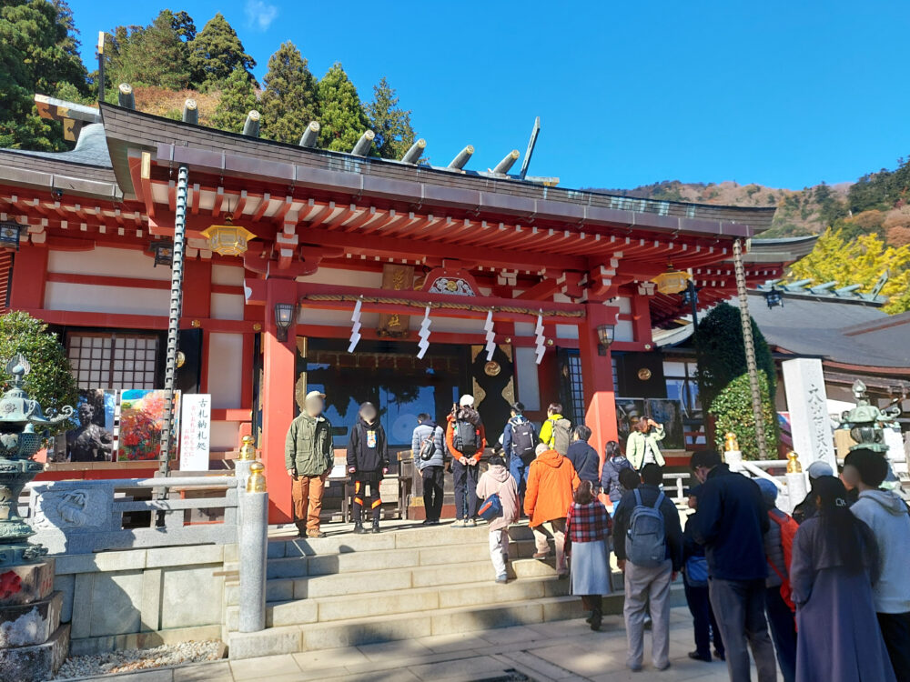 丹沢・大山の阿夫利神社 下社