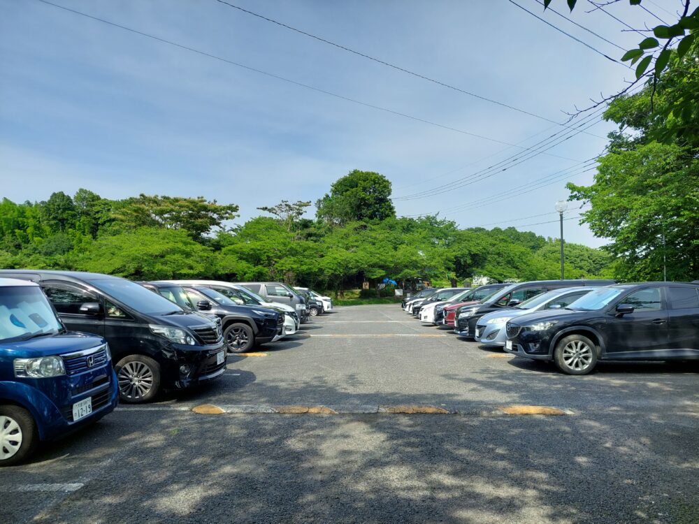 内牧公園の第1駐車場