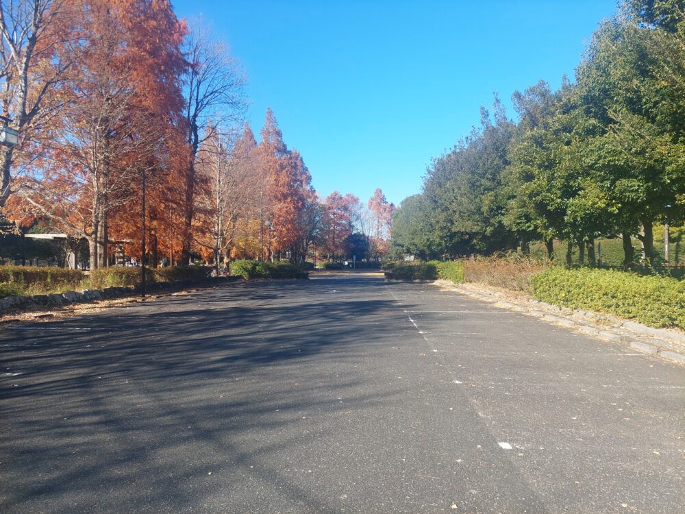 みさと公園の第2駐車場