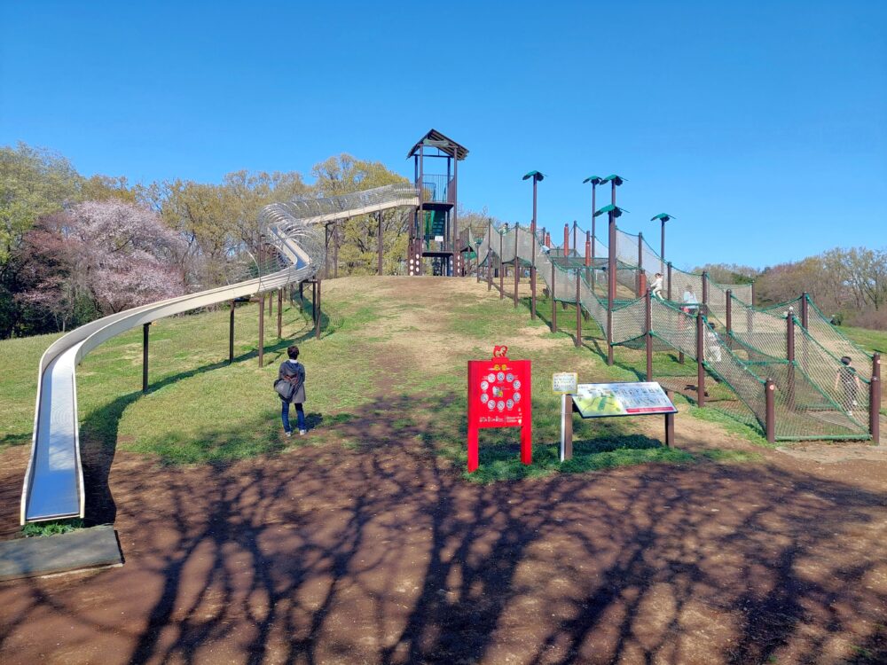 所沢カルチャーパークの複合遊具