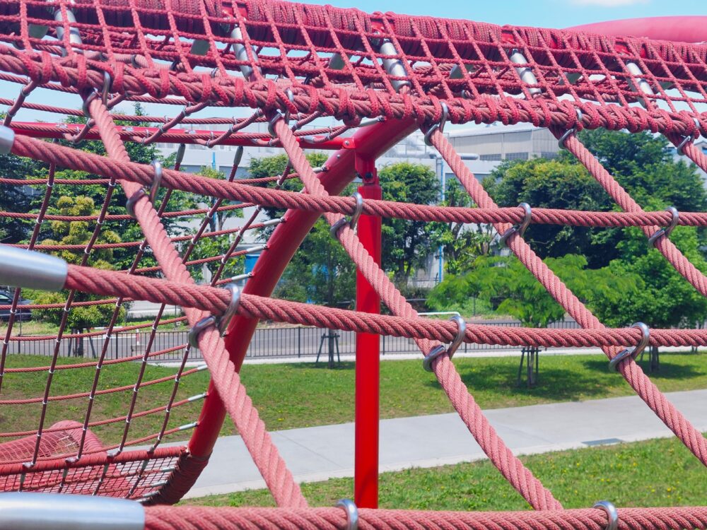 権現堂2号公園（ハッピー公園）の巨大遊具（プレイビート）