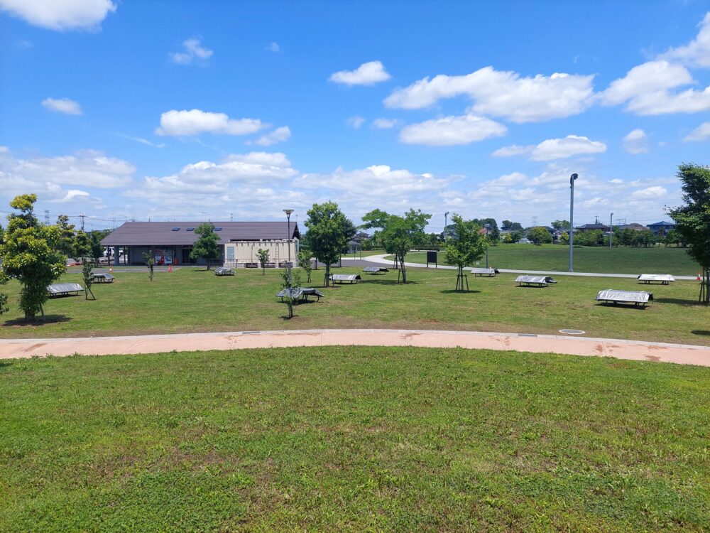 権現堂2号公園（ハッピー公園）のデイキャンプ場