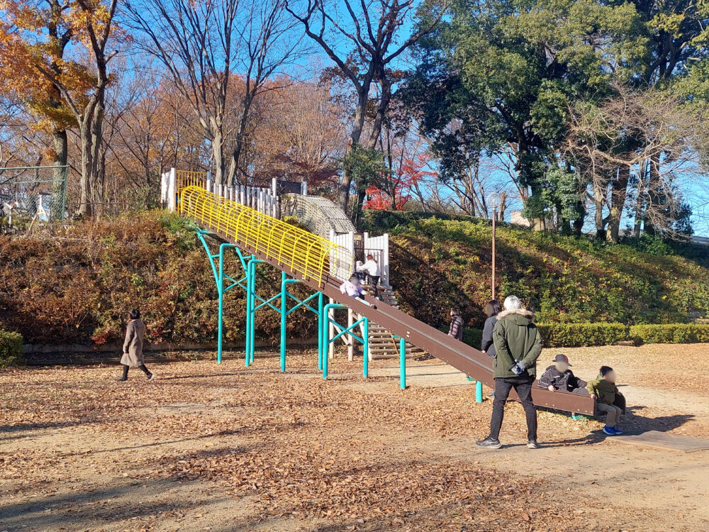 内牧公園・ピクニック広場のローラースライダー