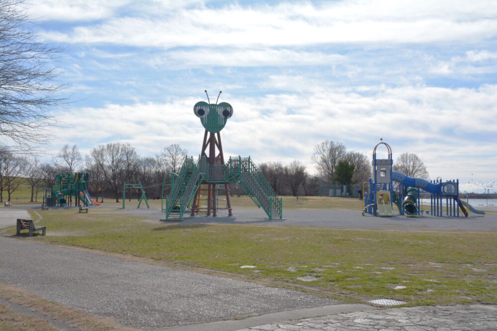 荒川彩湖公園（カマキリ公園）の遊具