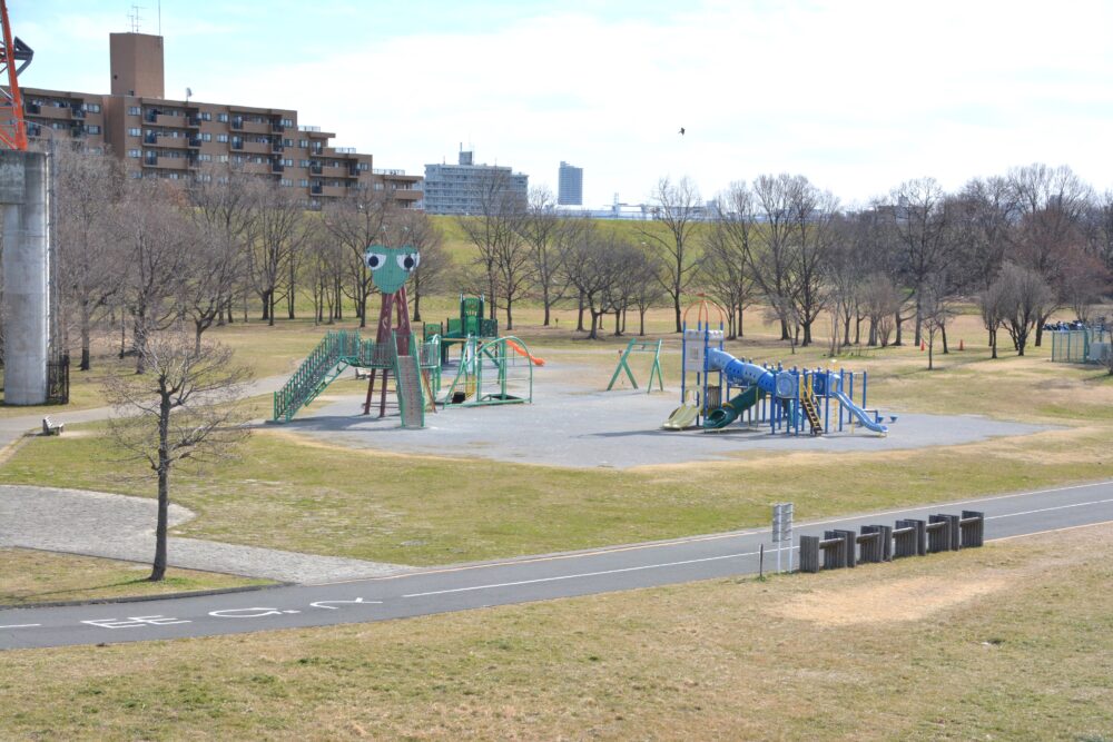 荒川彩湖公園（カマキリ公園）の景色