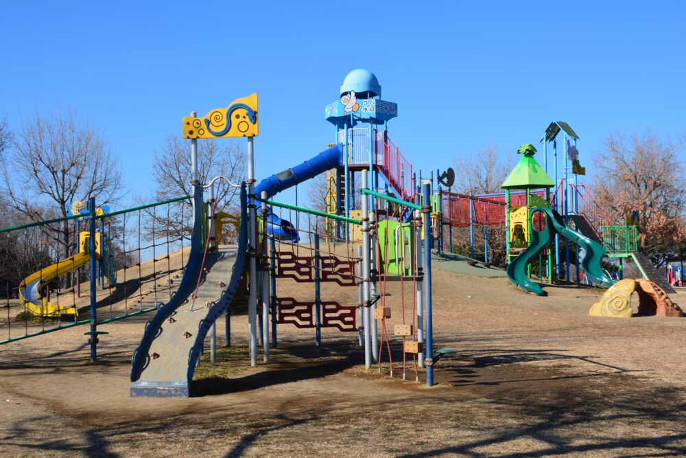 羽生水郷公園・コバトン広場のコンビネーション遊具