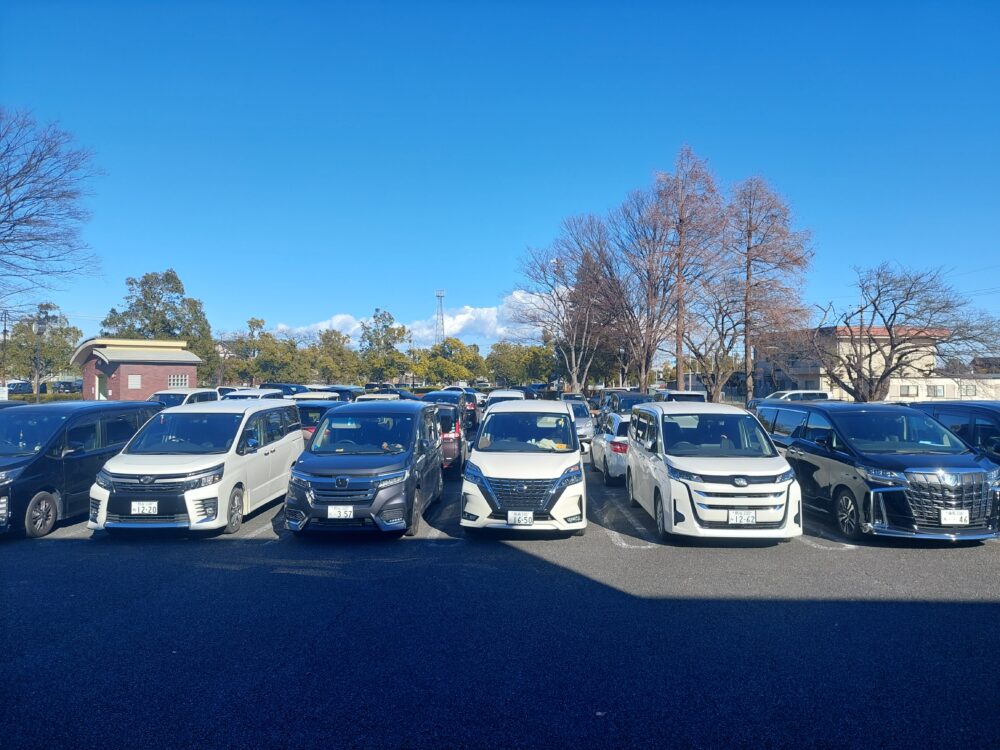 深谷わんぱくランドの駐車場