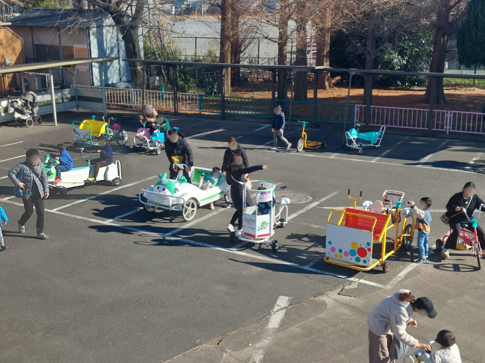 深谷わんぱくランドの変わり種自転車