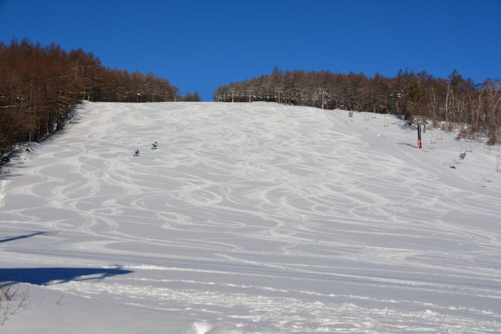 湯の丸スキー場のゲレンデ