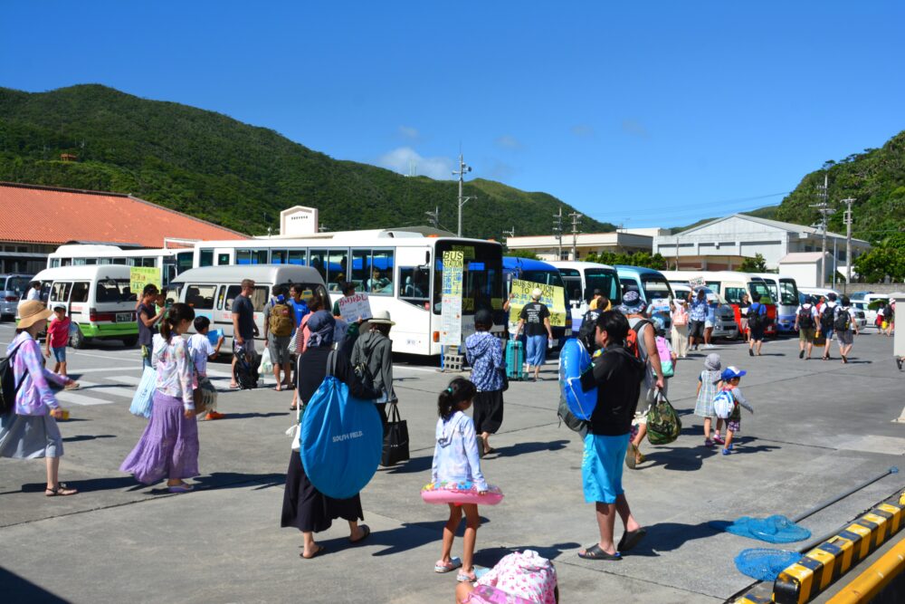 渡嘉敷島の渡嘉敷港