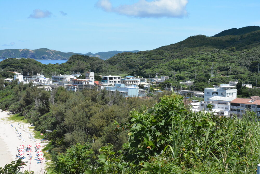 渡嘉敷島の阿波連集落