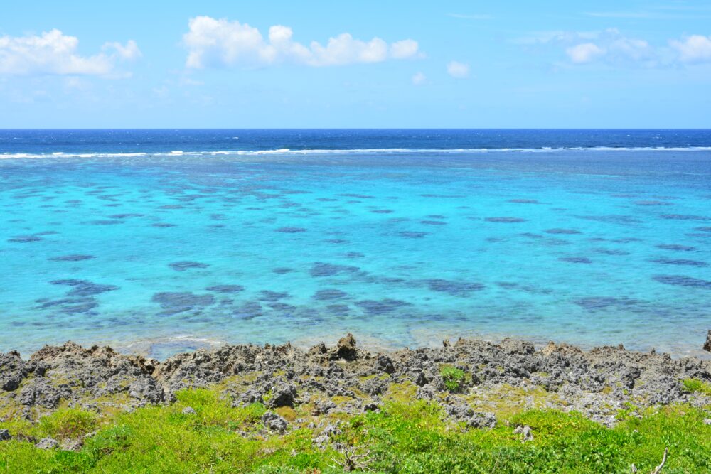 宮古島の綺麗な海