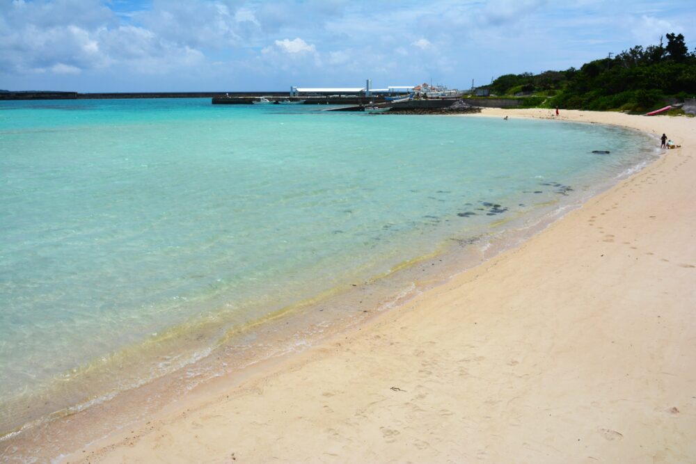 鳩間島の前浜