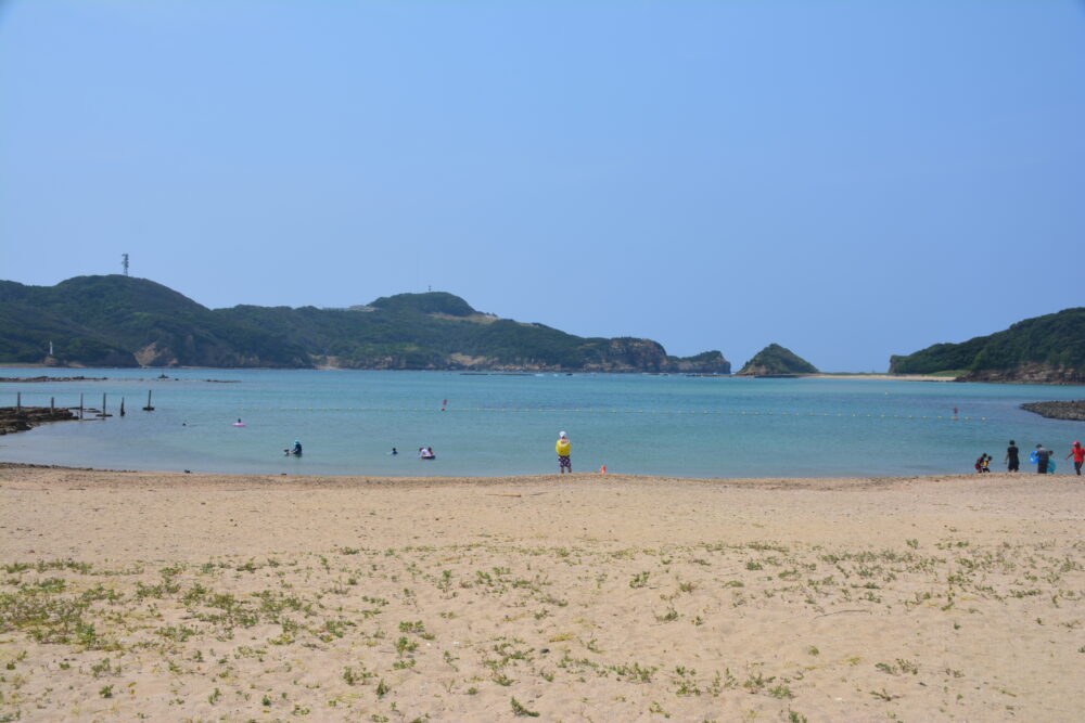 壱岐島の串山海水浴場