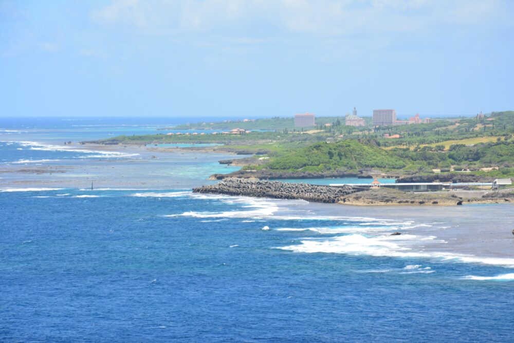 宮古島の海風景