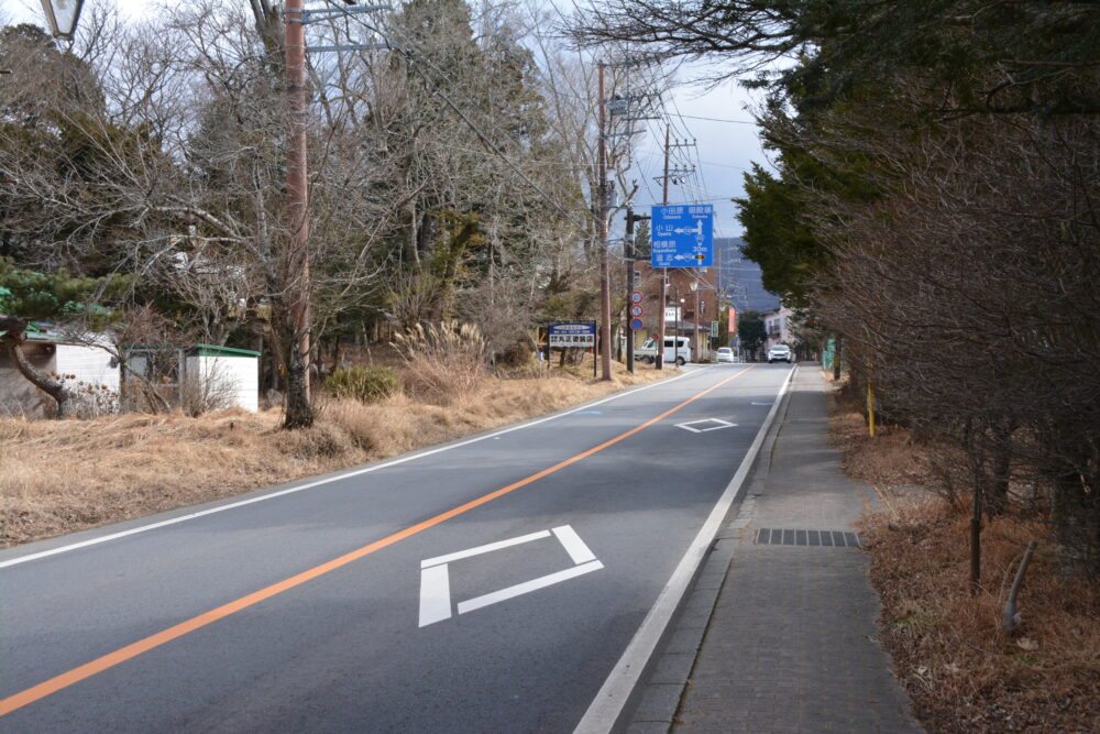 山中湖の県道729号