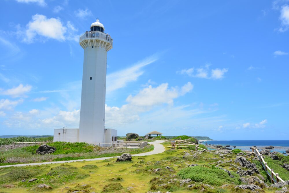 宮古島の東平安名崎灯台