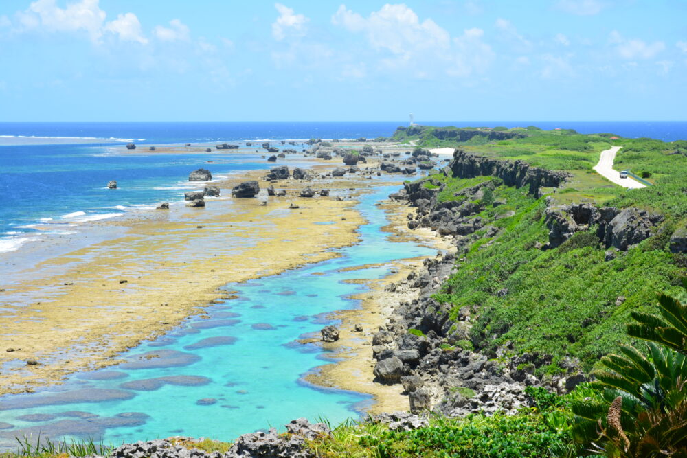 宮古島の東平安名崎の景色