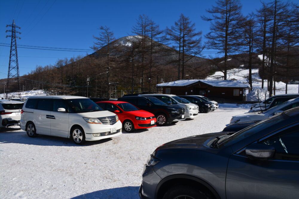 地蔵峠の無料駐車場