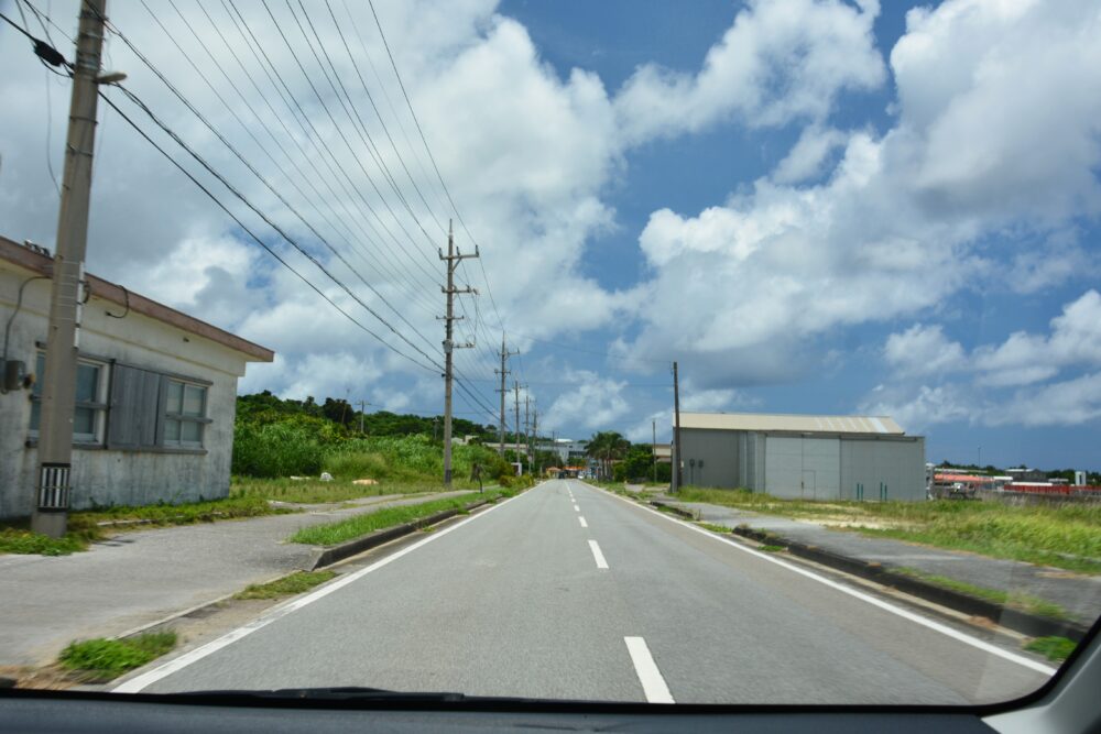 西表島の道路