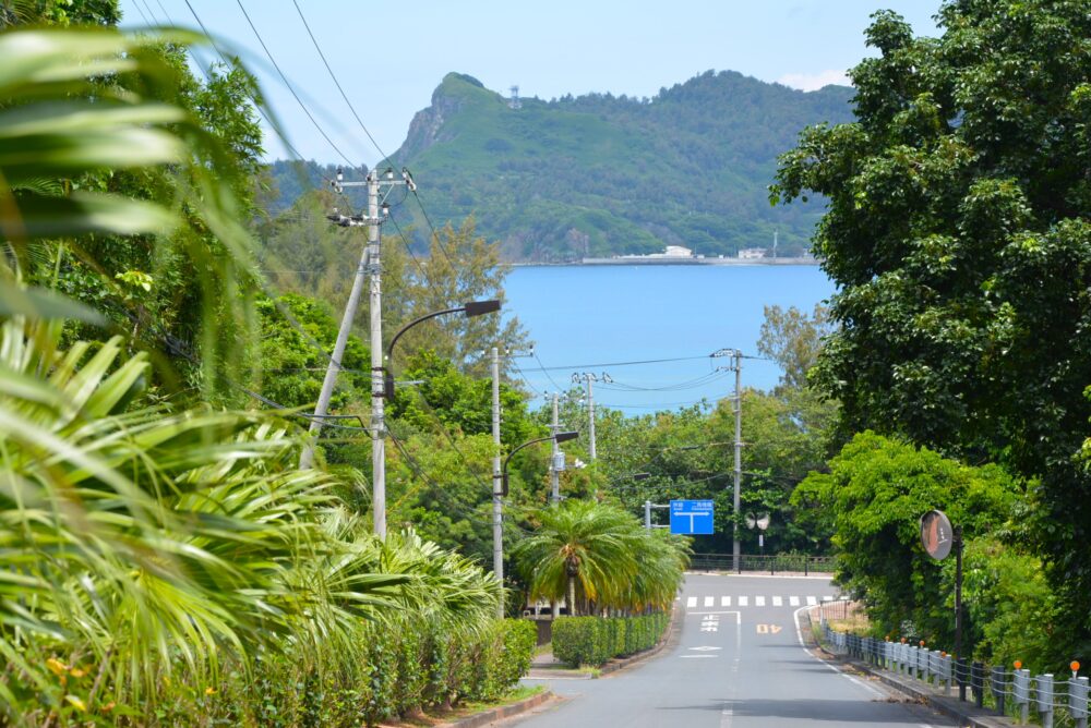 父島の道路