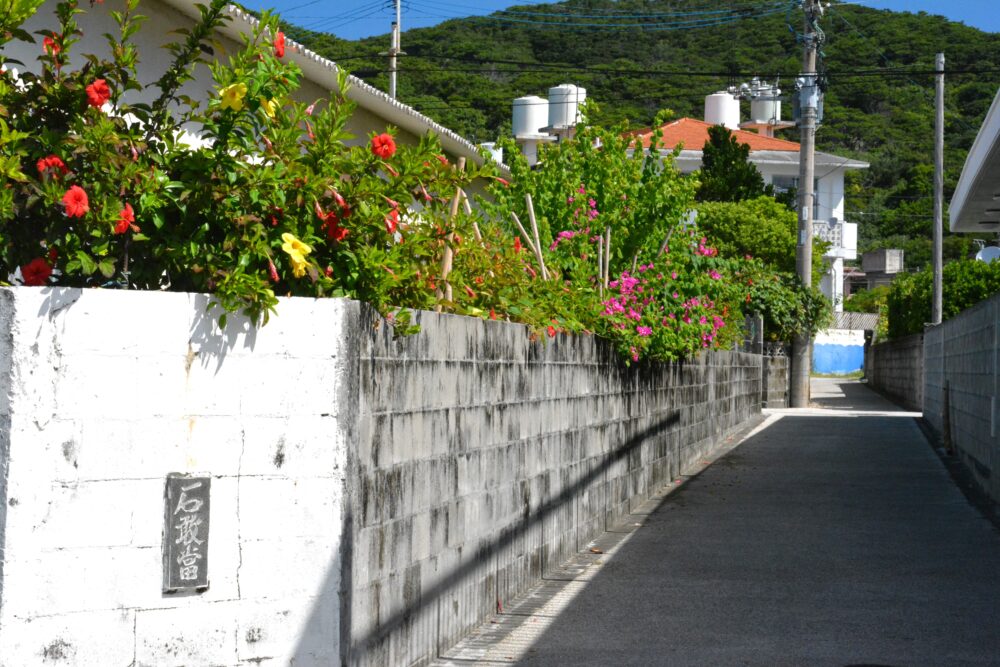 阿嘉島の路地