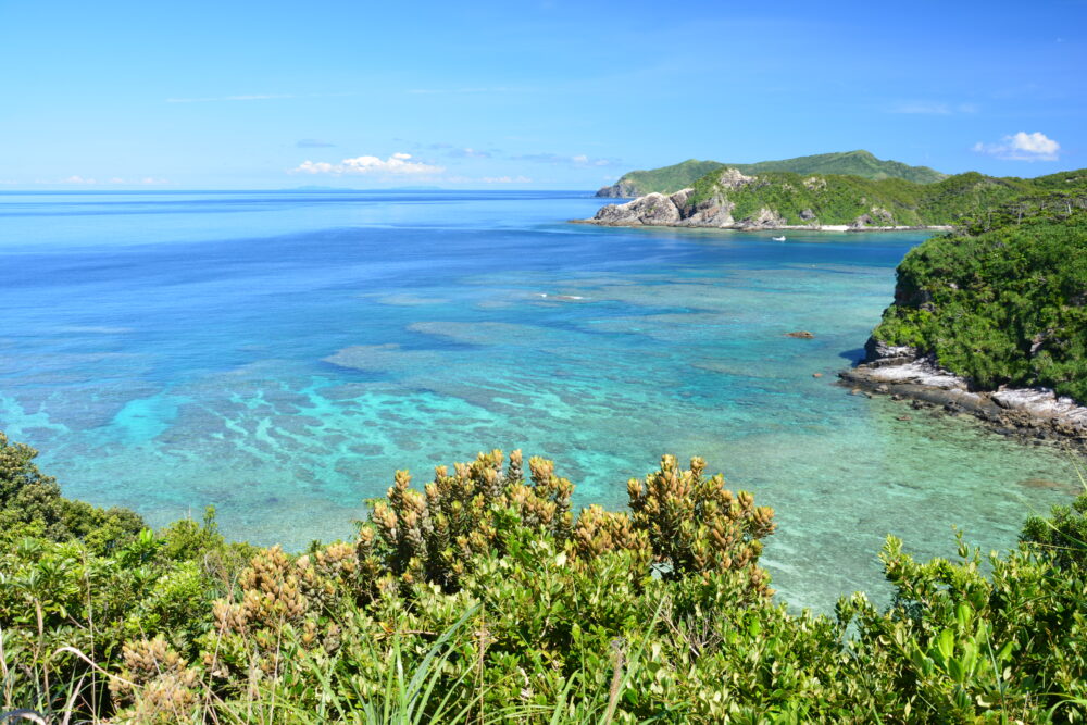 阿嘉島・アマグスク展望台から見た海景色