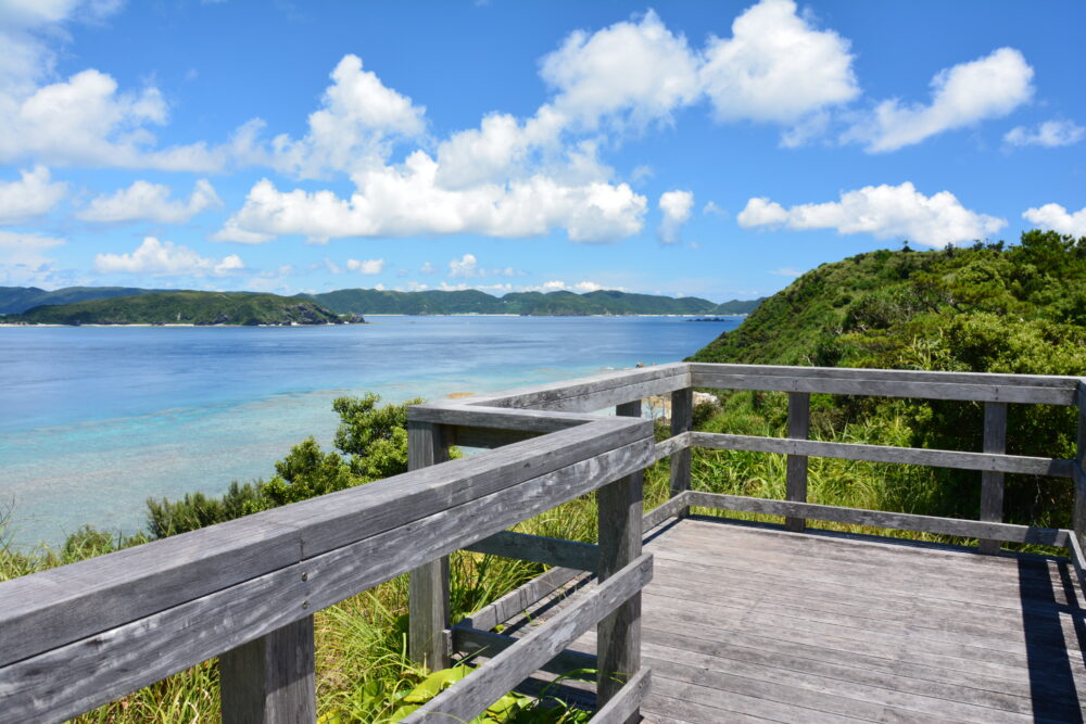 阿嘉島・北浜の展望台