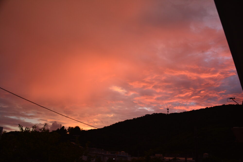 座間味島の夕焼け