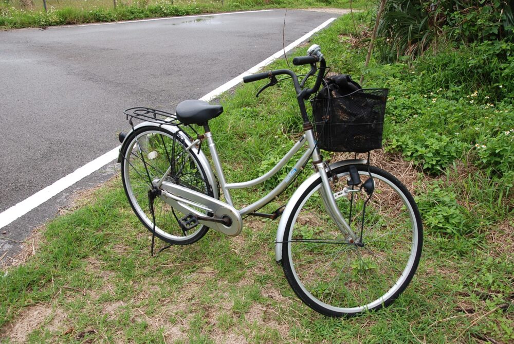 黒島のみやき荘で借りた自転車