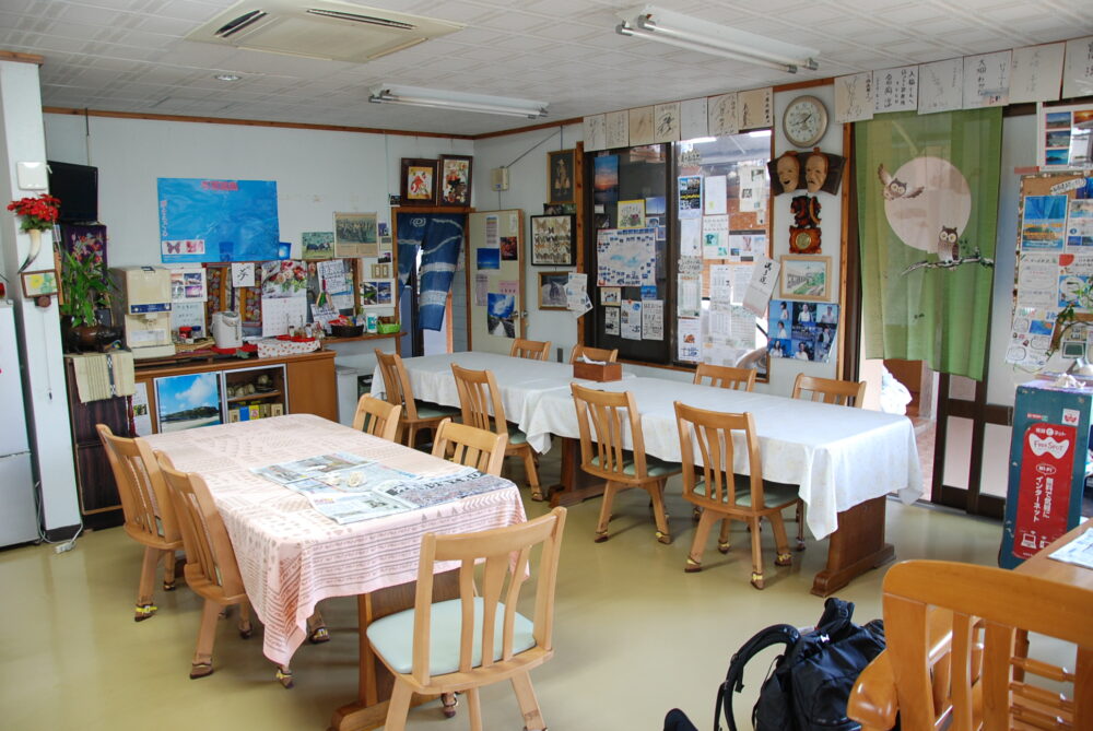 与那国島・入福旅館の食堂