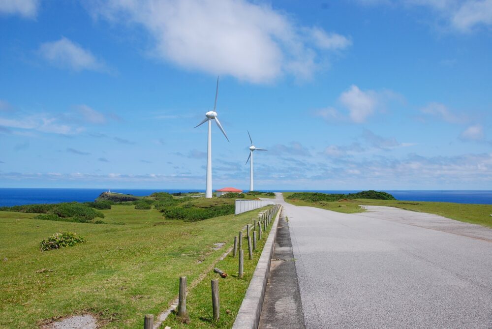 与那国島の東埼（あがりざき）