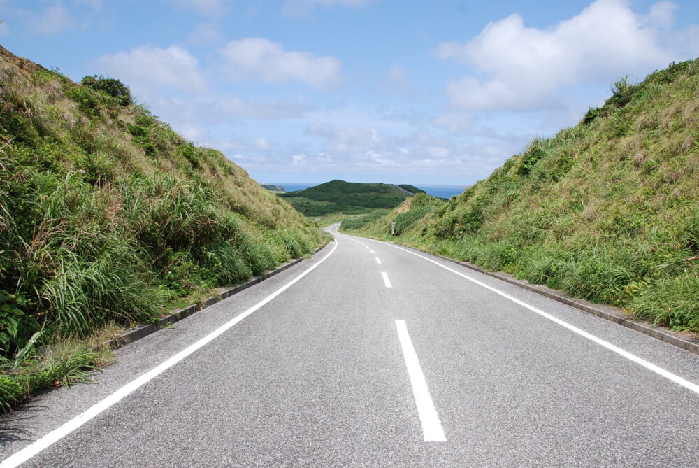 与那国島の道路