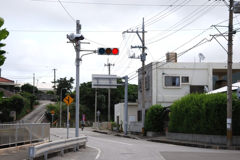 与那国島の日本最西端の信号