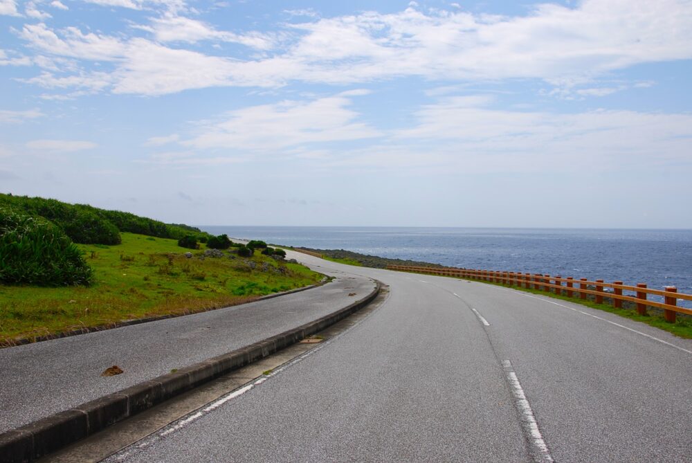 与那国島の南牧場線