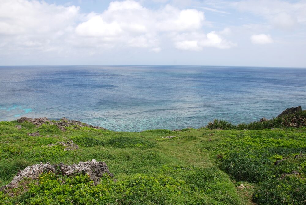 与那国島の六畳ビーチの景色