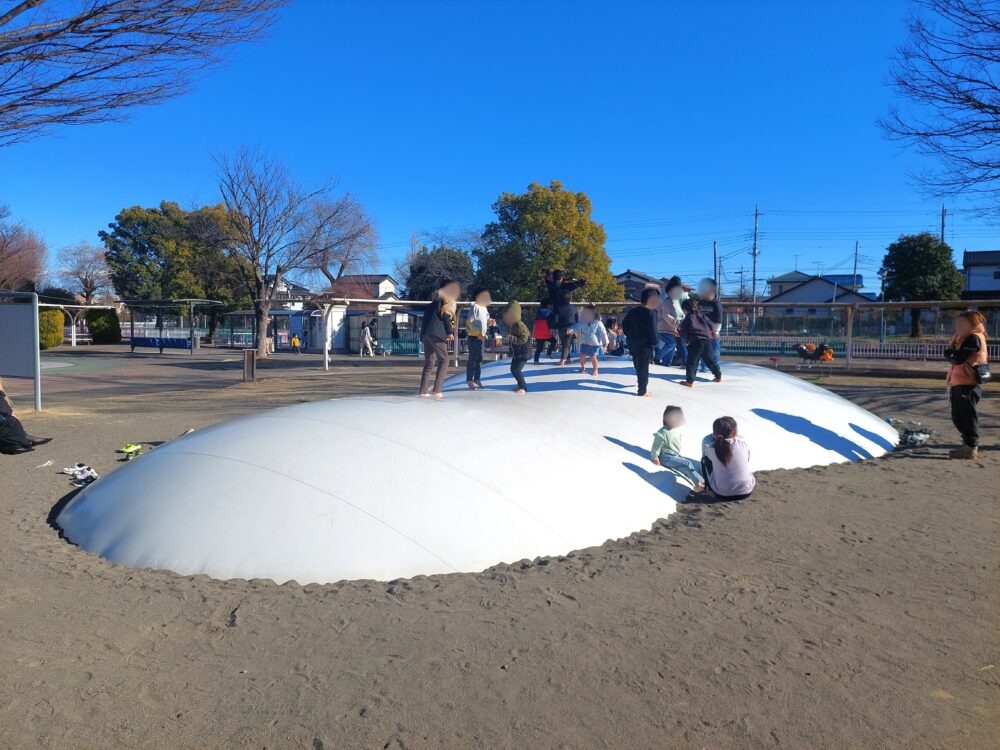 深谷わんぱくランドのふわふわドーム