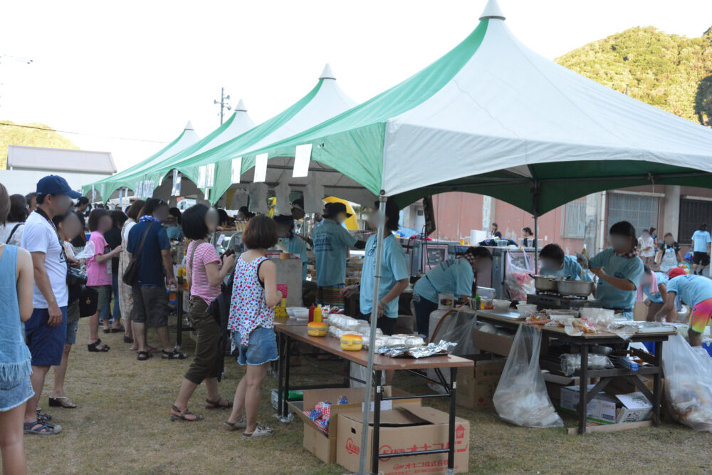 渡嘉敷島・とかしきまつりの出店