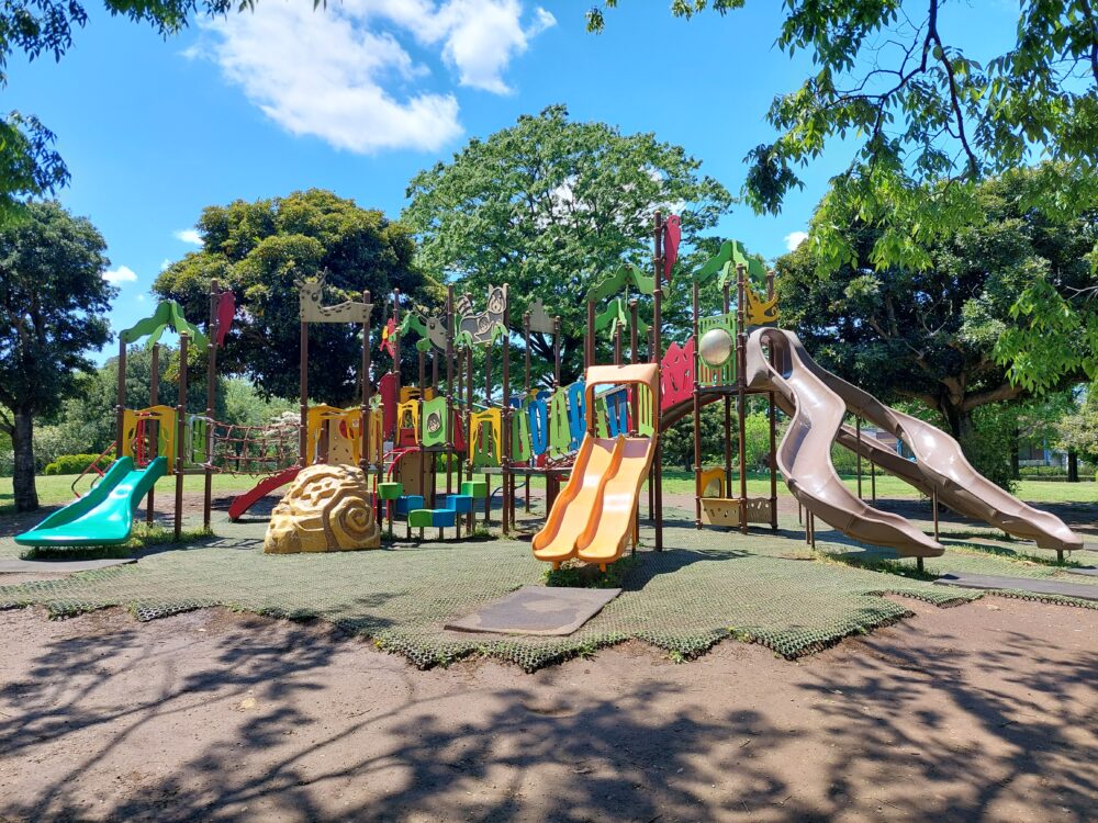 さいたま市・大崎公園の複合遊具