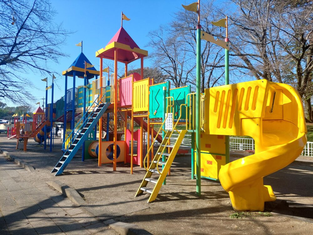 北本市子供公園の複合遊具