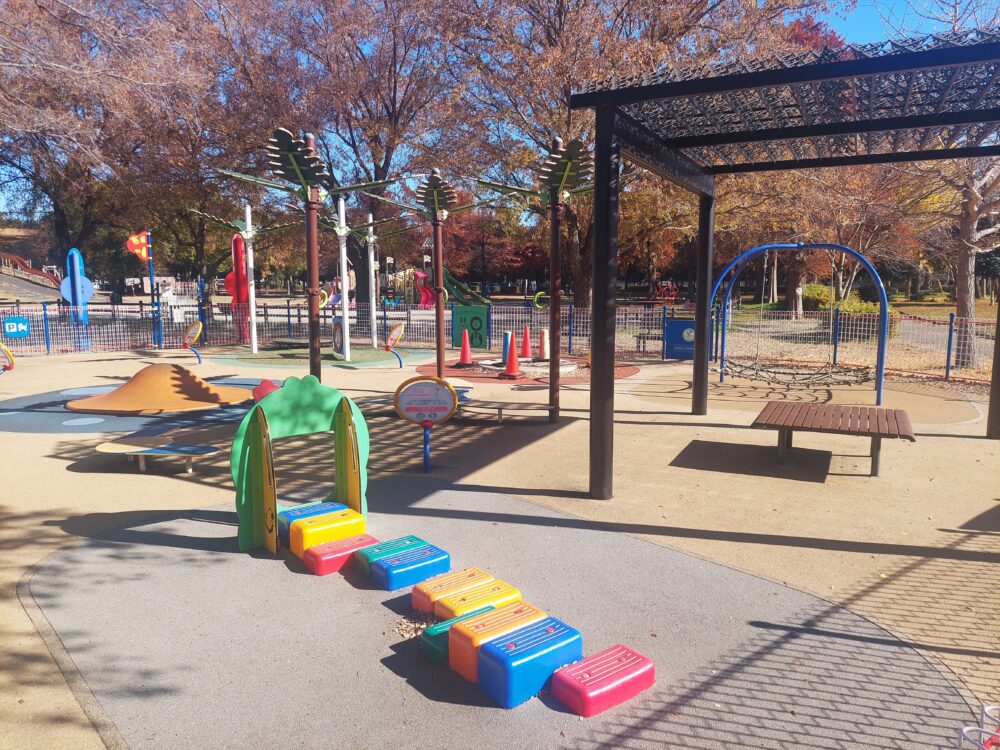 みさと公園の幼児用プレイエリア